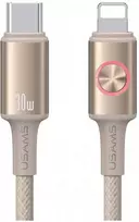 Kabelis USAMS Huan Series SJ753 30W USB-C į Lightning 1,2 m titaninis