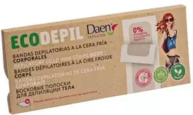 Daen Depilation DAEN ECODEPIL kūno depiliacinės juostelės (16 vnt.)