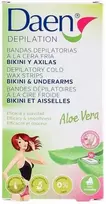 Daen Depilation DAEN BIKINI & UNDERARMS depiliacinės šalto vaško juostelės (16 vnt.)