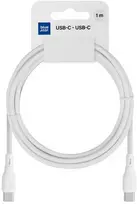 BlueStar USB C laidas į USB C Blue Star 3A 60W ECO 1 m PJ73-13-3 baltas