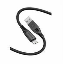 „Swissten“ minkštas silikoninis USB - „Lightning“ duomenų ir įkrovimo laidas, 0,4 m