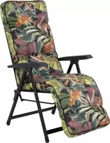 Lena Plus Juodas Edition G052-23PB PATIO sodo fotelis su atrama kojoms