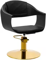 Activeshop Kirpyklos kėdė Gabbiano A364 Gold Juodas