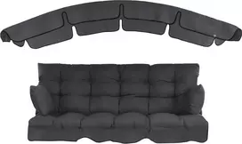 Pagalvėlės sūpynėms 170 cm su baldakimu Ravenna H024-07PB PATIO