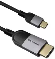 HDMI laidas Qoltec USB-C ir HDMI didelės spartos 4K 60 Hz 32AWG 2 m adapterio kabelis
