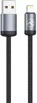 Tellur Juodas USB į „Lightning“ kabelis, 3 A, 1 m