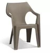 Keter Darza kresls Dante žema nugara rudos spalvos 29187058599