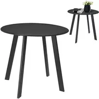 Metalinis balkono terasos sodo stalas balkonui sodo terasa kava 50 cm pilka