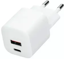 „Solight“ USB-C + USB-A greitasis įkroviklis GaN 20W PD