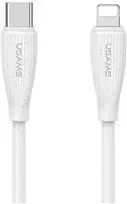 Kabelis USAMS Žalias Series SJ717 30W USB-C į Lightning 1m baltos spalvos
