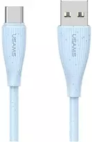 Kabelis USAMS Žalias Series SJ714 18W 3A USB-A į USB-C 1m mėlynos spalvos