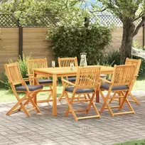 Sulankstoma kėdė su pagalve 6 pcs Pilka 49 x 57.5 x 92cm