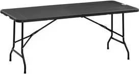 Outsunny Sulankstomas sodo stalas 6 žmonėms, terasos stalas, 180 x 75,5 x 73 cm