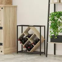 Vyno stovas 16 butelių Apdirbta mediena Sonoma ąžuolas