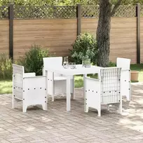 Sodo stalas Balta 100 x 100 x 73 cm poliratanas
