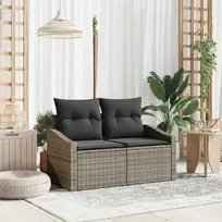 Sodo sofa su pagalve 123 x 62 x 69 cm poliratanas