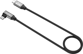 SmallRig 5076 USB-C Data Cable (Straight to Angled, 60cm (40Gbps + 240W + 8K)