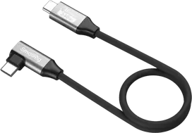 SmallRig 5075 USB-C Data Cable (Straight to Angled, 35cm (40Gbps + 240W + 8K)