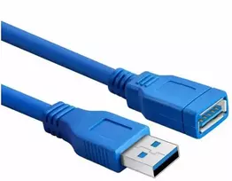 RoGer USB-A Extension Cable 5Gbps / 3m / mėlynas
