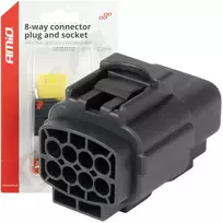 Vandeniui atspari 8 kontaktų elektros jungtis, 2,2 mm AMIO-04350