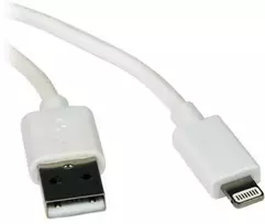 USB kabelis Eaton Lightning - USB-A 1.8 m Baltas (M100-006-WH)