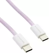 Kabelis USB-C PD100/240W Spacetronik 3m violetinė