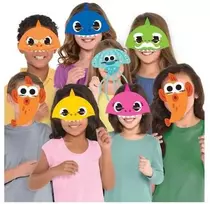 Riethmuller Europe Baby Shark masker, 8 stk.