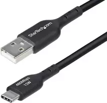 Kabelis USB StarTech USB-A - USB-C 3 m Juodas (USB2AC3MNC)