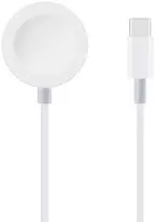 OBAL:ME įkrovimo kabelis skirtas Apple Watch USB-C baltos spalvos