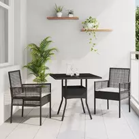 Lauko baldų komplektas Sodo valgomojo komplektas 5 pcs Pilka poliratanas