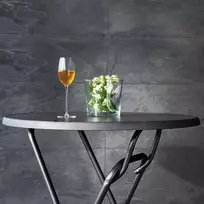 Patio Atlenkiamas stalas „Dine & Relax“, 85 cm, „pizarra“ / antracito spalvos, TERASA