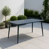 Doha antracito spalvos PATIO sodo stalas