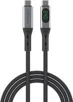 4smarts USB4 laidas DigitCord Enterprise 240W 1.5m, juodas