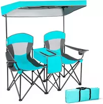 Promotions Sulankstoma stogelio kėdė, 131x53x151 cm, turkio spalvos