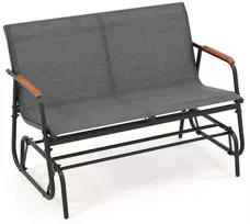 Promotions Lauko supamasis suolas, 74x169x84 cm, juodai rudas