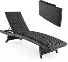 Promotions Lauko gultas, 195.6x61x38.1-85.1 cm, rudas