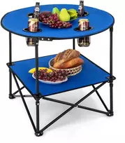 Promotions Nešiojamas pikniko stalas, 72.4x59.7 cm, Mėlynas