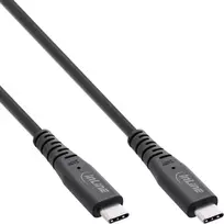 Inline Įmontuojamas USB kabelis USB-C - USB-C 0,5 m juodas (35906I)