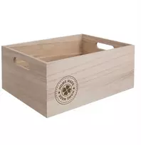 Medinė dėžė/konteineris daržovėms ir vaisiams laikyti 26x16x11 cm NAMŲ PAGAMINTA