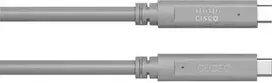 USB kabelis Cisco USB-C - USB-C 9 m pilkas (CAB-USBC-AC-9M=)