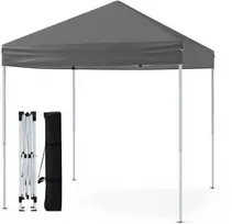 Promotions Lauko sulankstomas išskleidžiamas pavėsinė, 201x201x220-240 cm, pilka