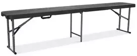 Sulankstomas lauko suolas CATERING, 180 cm, Graphite Wood