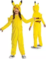 Disguise Karnavalinis kostiumas Pokemon Pikachu kostiumas geltonas Kigurumi maskuotė 127-136 cm (7-8 metai)