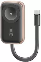 Belaidis įkroviklis skirtas Apple Watch Usams CD245 2-in-1 with 1200mAh powerbank + USB-C kabelis tarnish