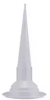 Atsarginiai antgaliai silikono pistoletui Tajima 2Way, maži, 3vnt