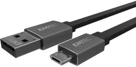 Emtec USB-A–micro-USB plokščias laidas 1,2 m