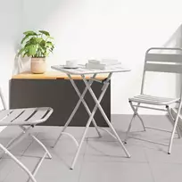 Bistro stalas Smėlio 55 x 55 x 72,5 cm Miltelinis plienas