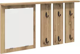 Prikabinamas paltas Sieninis artisano ąžuolo 85 x 10 x 45 cm