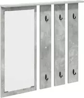 Prikabinamas paltas su lentyna Betono pilka 84 x 10 x 80 cm
