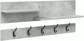 Prikabinamas paltas Sieninis Betono pilka 90 x 15 x 36 cm